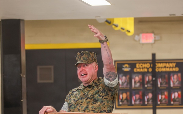 Sgt. Maj. Allen's Retirement Ceremony