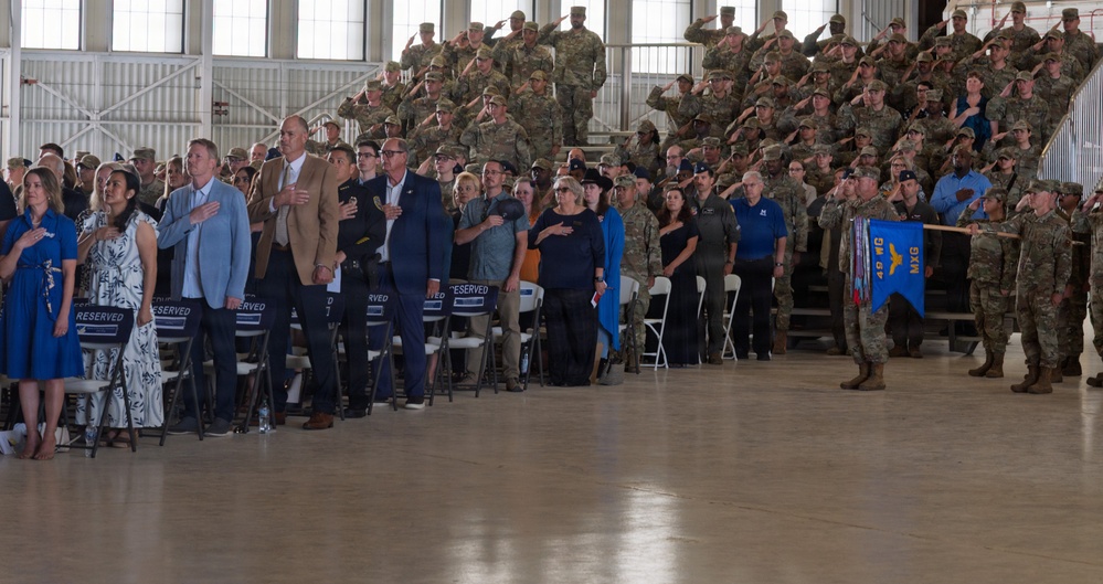 49th Wing welcomes new commander and reassigns to Air Combat Command