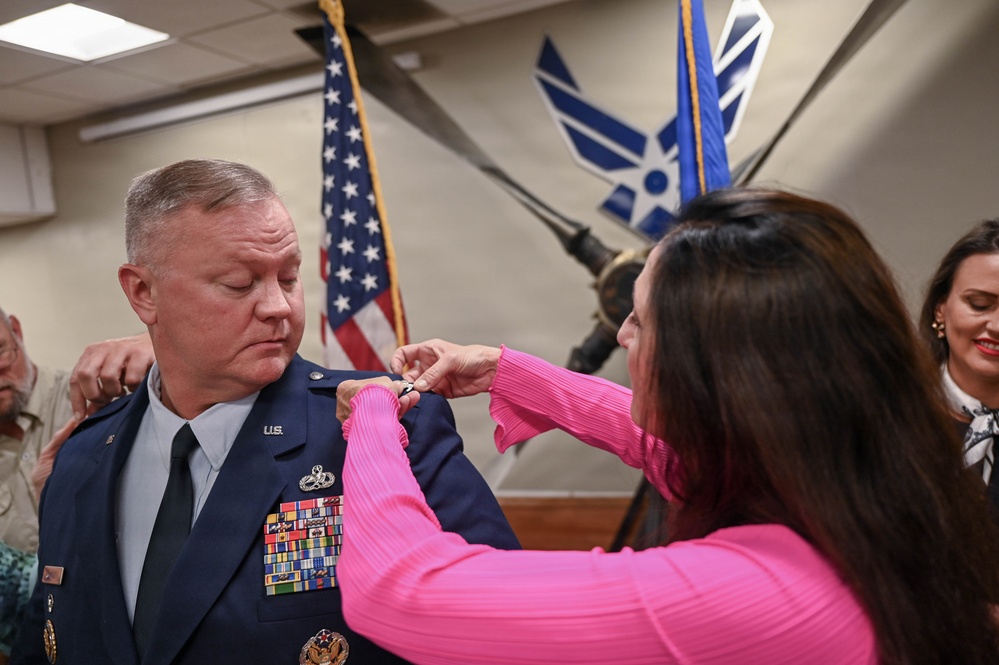Col. Kevin Scholz Promotion Ceremony at LRAFB