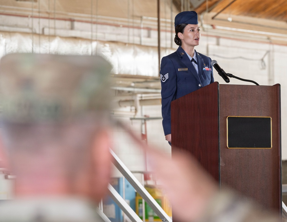 49th Wing welcomes new commander and reassigns to Air Combat Command