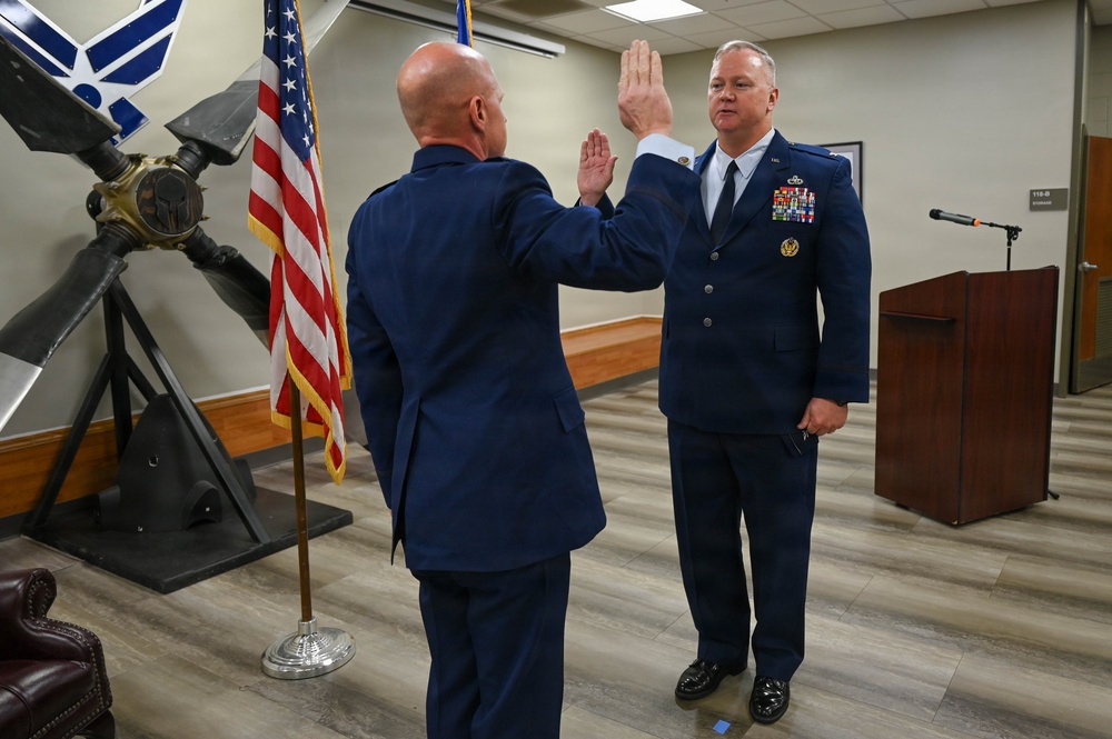 Col. Kevin Scholz Promotion Ceremony at LRAFB