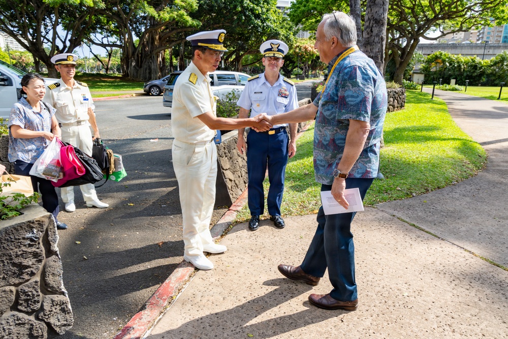 Superintendent of the Japan Coast Guard Academy and Superintendent of the U.S. Coast Guard Academy visit DKI APCSS