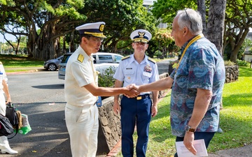 Superintendent of the Japan Coast Guard Academy and Superintendent of the U.S. Coast Guard Academy visit DKI APCSS