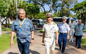 Superintendent of the Japan Coast Guard Academy and Superintendent of the U.S. Coast Guard Academy visit DKI APCSS
