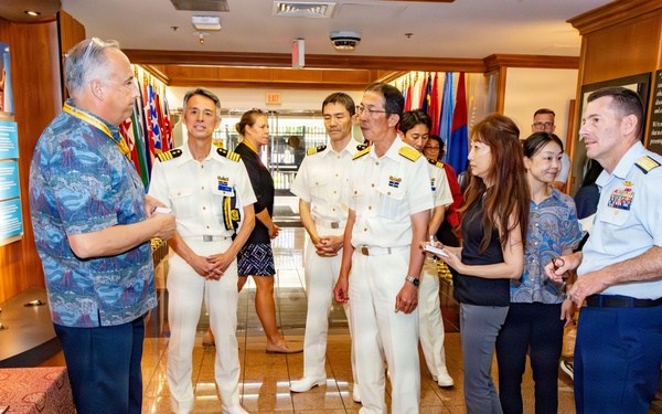 Superintendent of the Japan Coast Guard Academy and Superintendent of the U.S. Coast Guard Academy visit DKI APCSS