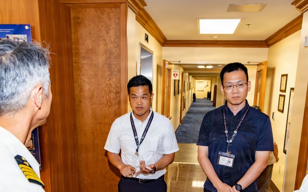 Superintendent of the Japan Coast Guard Academy and Superintendent of the U.S. Coast Guard Academy visit DKI APCSS