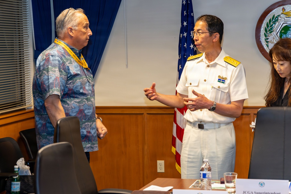 Superintendent of the Japan Coast Guard Academy and Superintendent of the U.S. Coast Guard Academy visit DKI APCSS