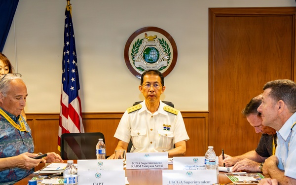 Superintendent of the Japan Coast Guard Academy and Superintendent of the U.S. Coast Guard Academy visit DKI APCSS