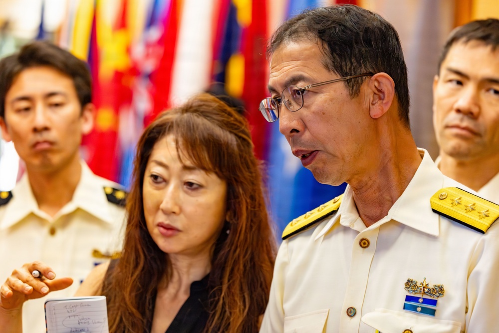 Superintendent of the Japan Coast Guard Academy and Superintendent of the U.S. Coast Guard Academy visit DKI APCSS