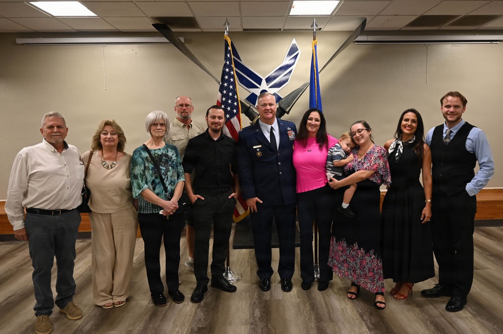 Col. Kevin Scholz Promotion Ceremony at LRAFB