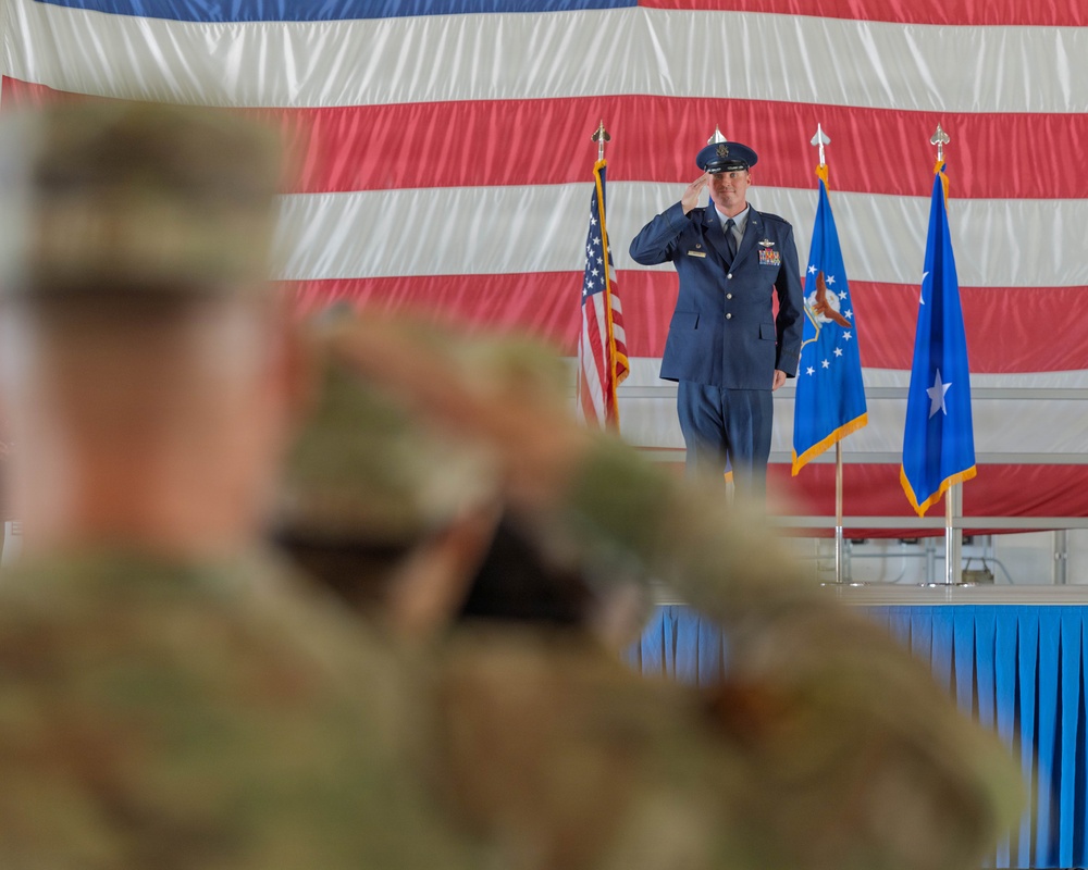 49th Wing welcomes new commander and reassigns to Air Combat Command