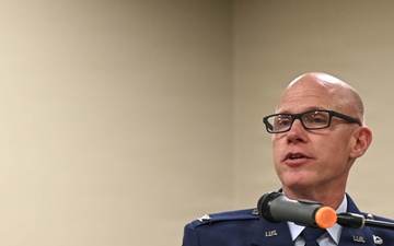 Col. Kevin Scholz Promotion Ceremony at LRAFB