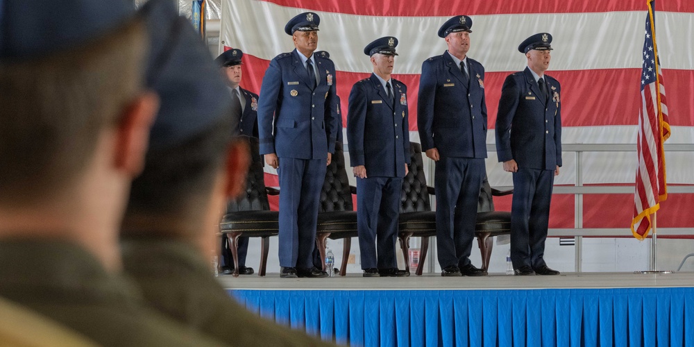 49th Wing welcomes new commander and reassigns to Air Combat Command