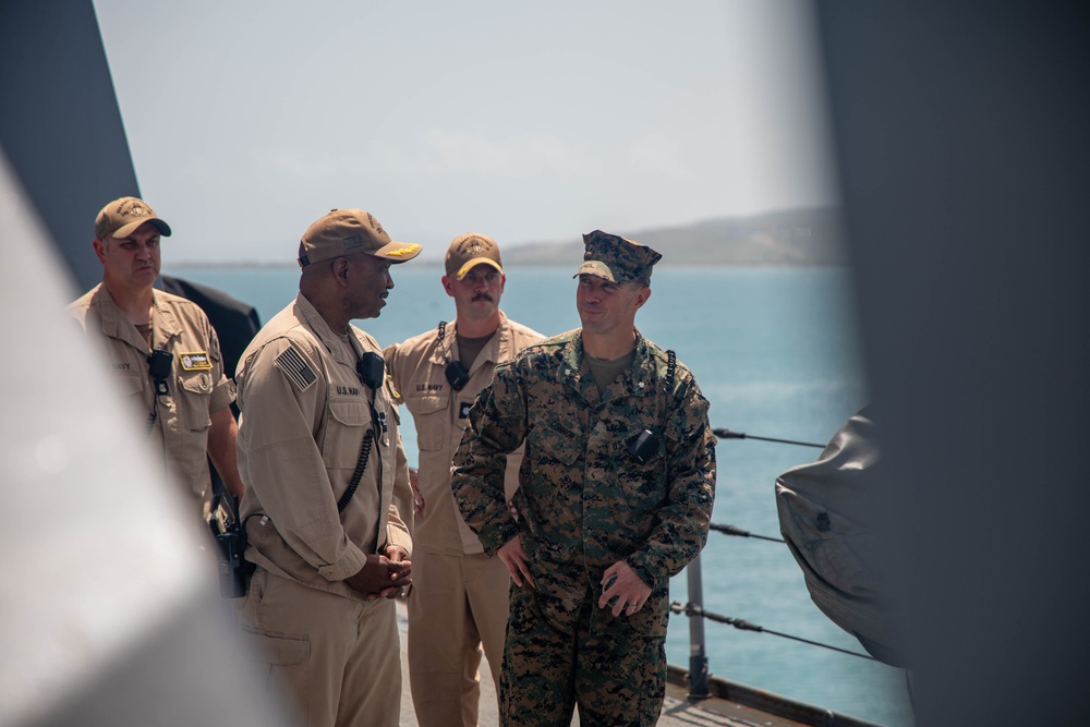 LCF-24: Col. Lynch Tours USS Fort Lauderdale