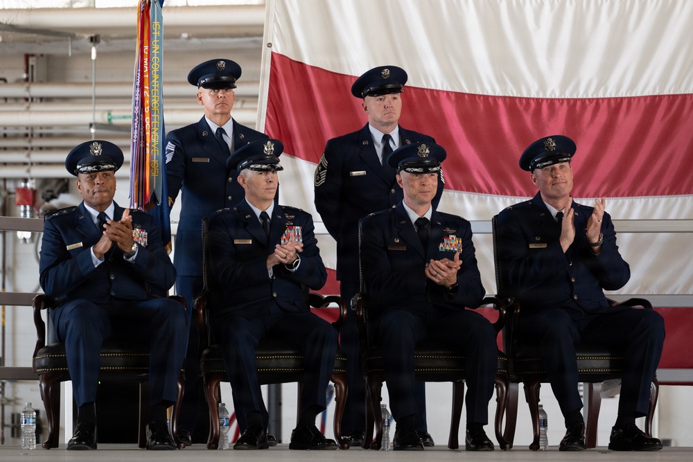 49th Wing welcomes new commander and reassigns to Air Combat Command