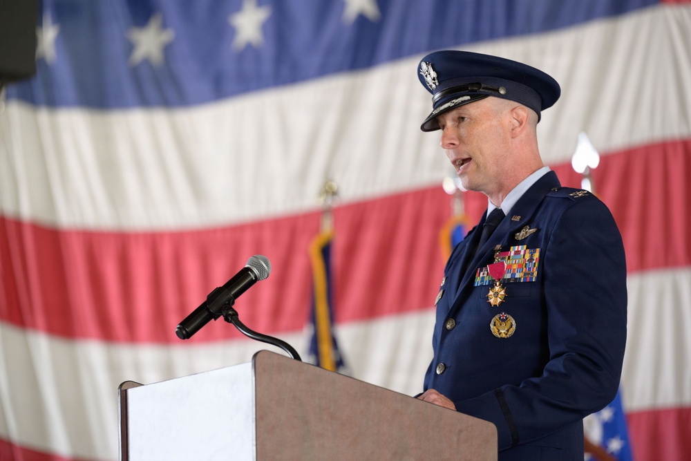 49th Wing welcomes new commander and reassigns to Air Combat Command