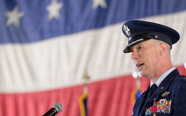 49th Wing welcomes new commander and reassigns to Air Combat Command