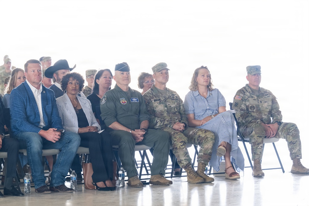 49th Wing welcomes new commander and reassigns to Air Combat Command