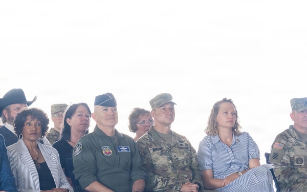 49th Wing welcomes new commander and reassigns to Air Combat Command