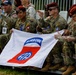 Paratroopers play in Remembrance Bowl, Normandy 82