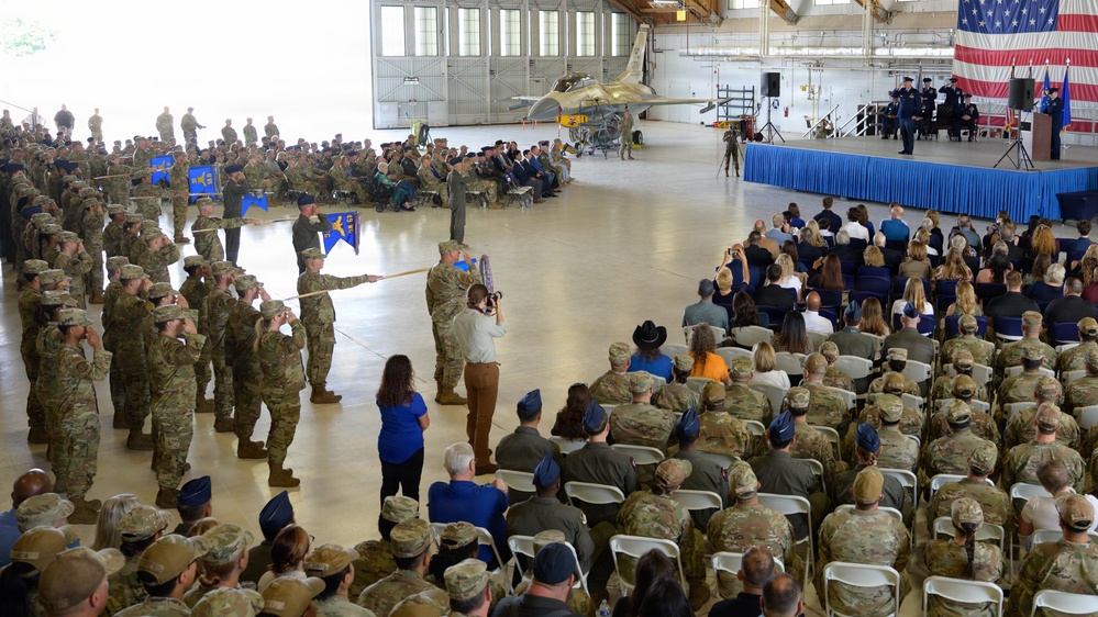 49th Wing welcomes new commander and reassigns to Air Combat Command