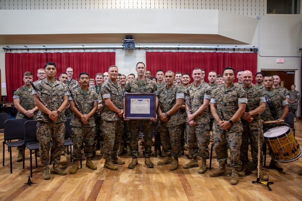 Marine Forces Reserve Band receives prestigious Howard Citation