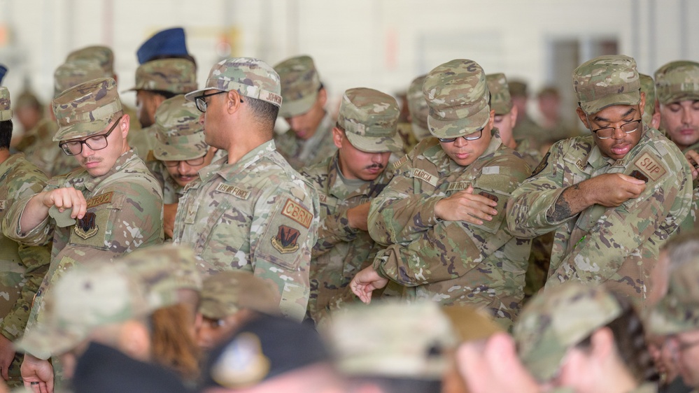 49th Wing welcomes new commander and reassigns to Air Combat Command
