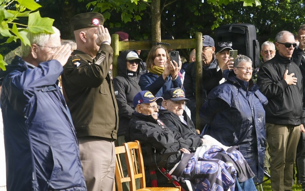101st Airborne Division Honors Fallen Paratroopers at C-47 Memorial Garden in Picauville