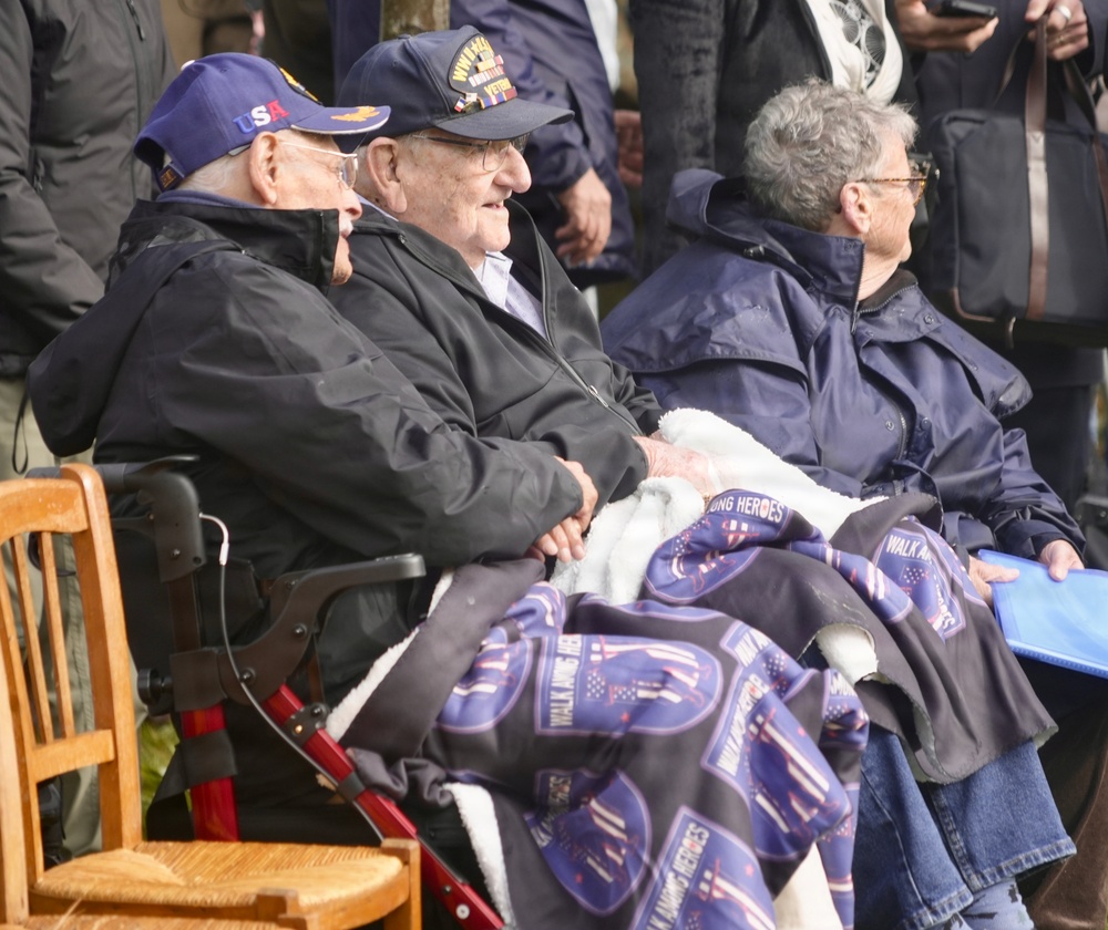 101st Airborne Division Honors Fallen Paratroopers at C-47 Memorial Garden in Picauville
