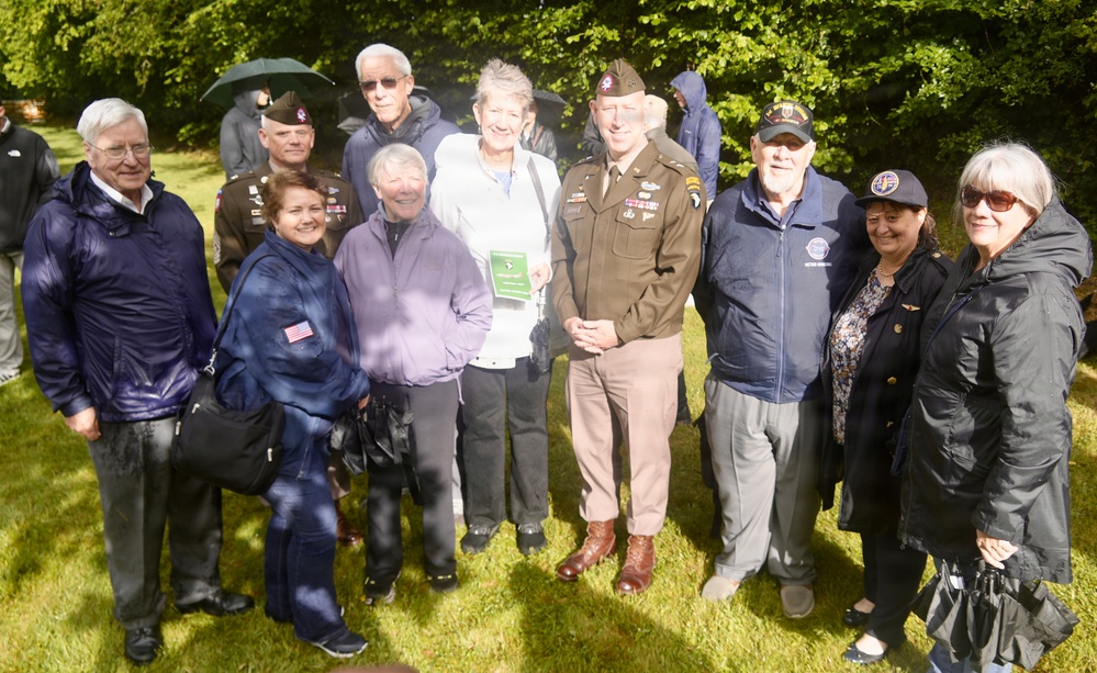 101st Airborne Division Honors Fallen Paratroopers at C-47 Memorial Garden in Picauville