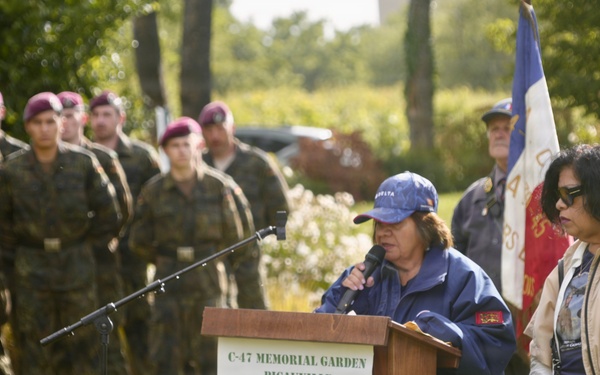 101st Airborne Division Honors Fallen Paratroopers at C-47 Memorial Garden in Picauville