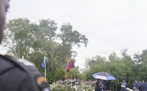 101st Airborne Division Honors Fallen Paratroopers at C-47 Memorial Garden in Picauville
