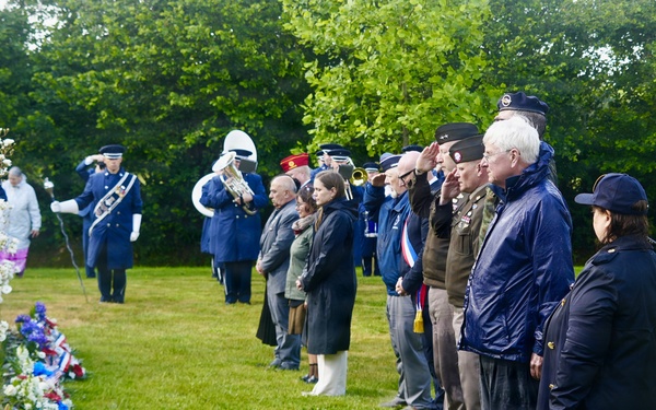 101st Airborne Division Honors Fallen Paratroopers at C-47 Memorial Garden in Picauville