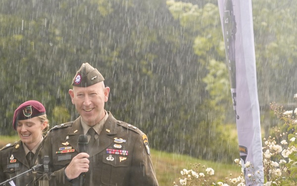 101st Airborne Division Honors Fallen Paratroopers at C-47 Memorial Garden in Picauville