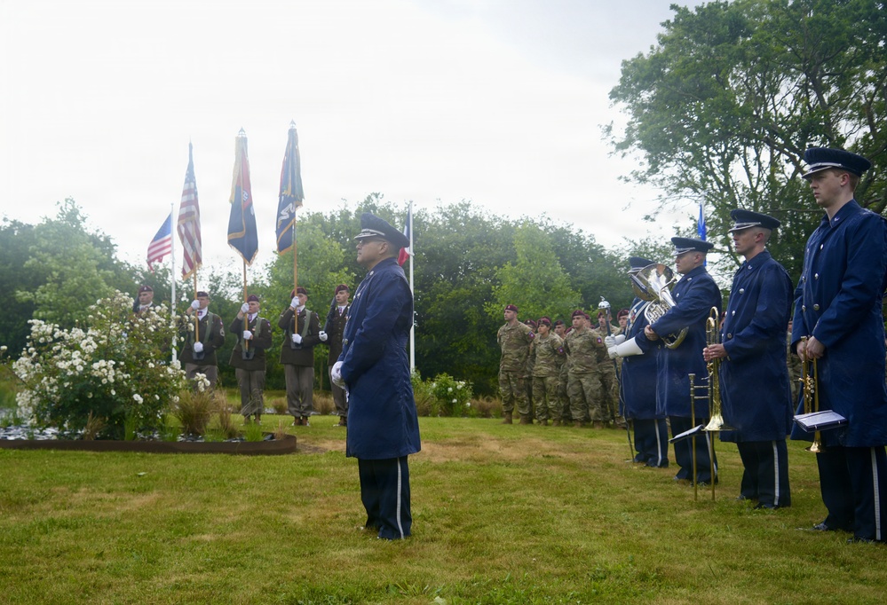 101st Airborne Division Honors Fallen Paratroopers at C-47 Memorial Garden in Picauville