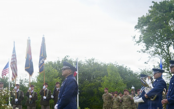 101st Airborne Division Honors Fallen Paratroopers at C-47 Memorial Garden in Picauville