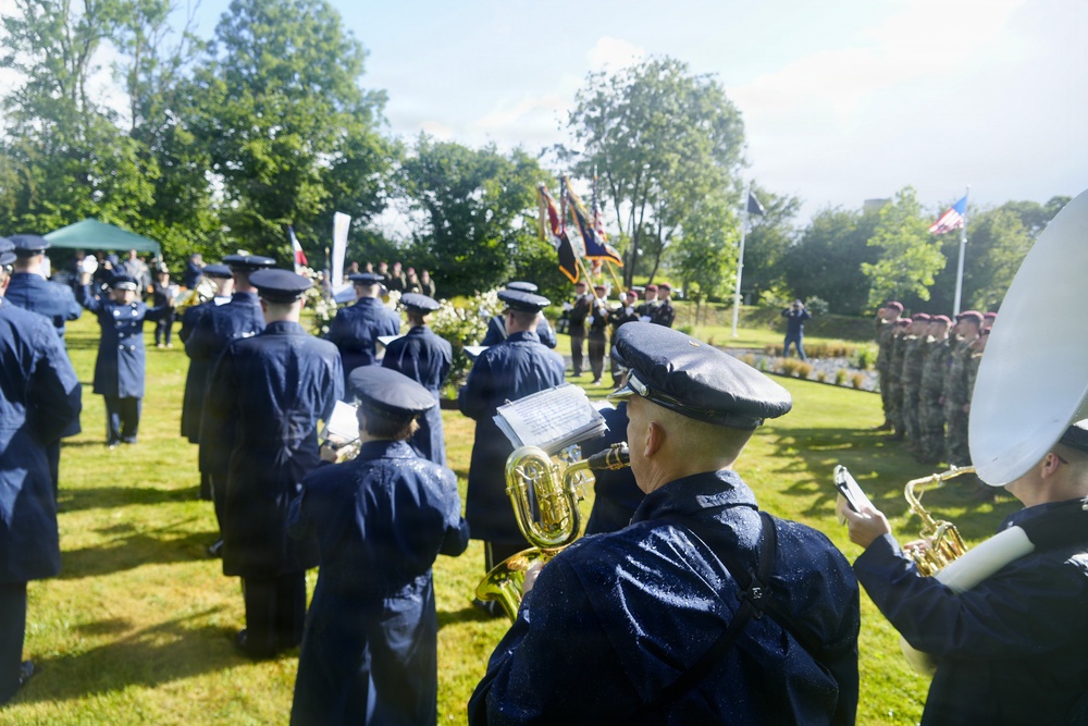 101st Airborne Division Honors Fallen Paratroopers at C-47 Memorial Garden in Picauville