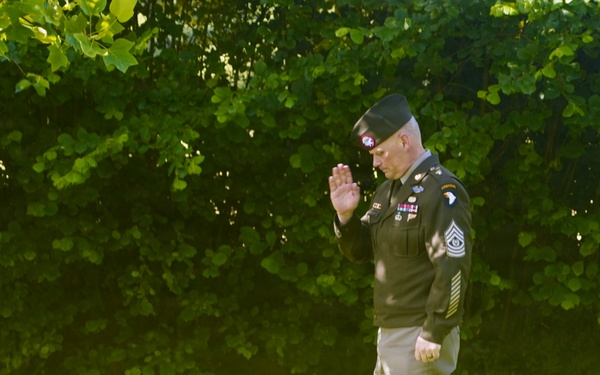 101st Airborne Division Honors Fallen Paratroopers at C-47 Memorial Garden in Picauville