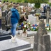 Screaming Eagles Remember Young Victim of Carentan Shelling at Danielle Laisney Tomb