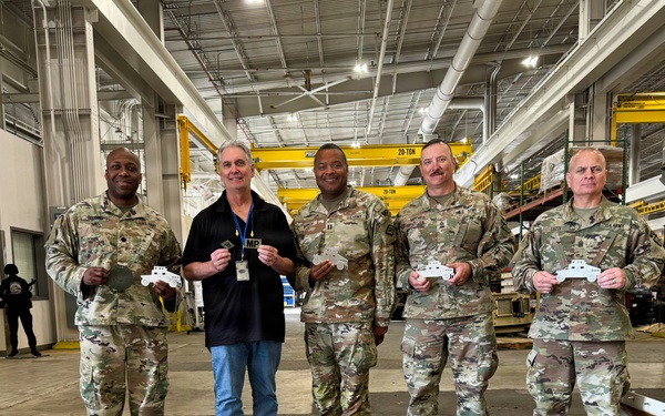 871st Troop Command Leaders Visit Red River Depot