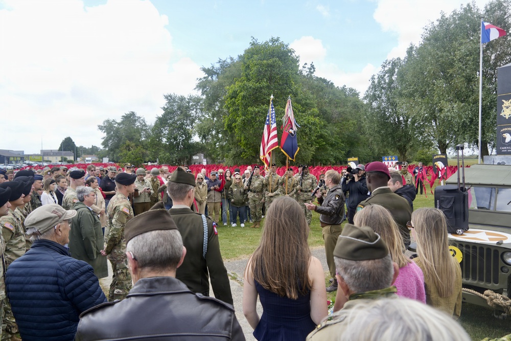 101st Airborne Division Commemorates Historic Bayonet Charge at Cole Monument