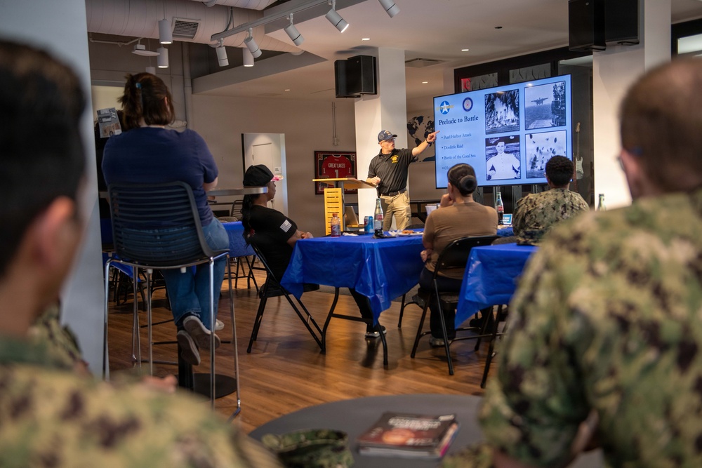 Battle of Midway Presentation at USO