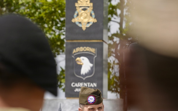 101st Airborne Division Commemorates Historic Bayonet Charge at Cole Monument