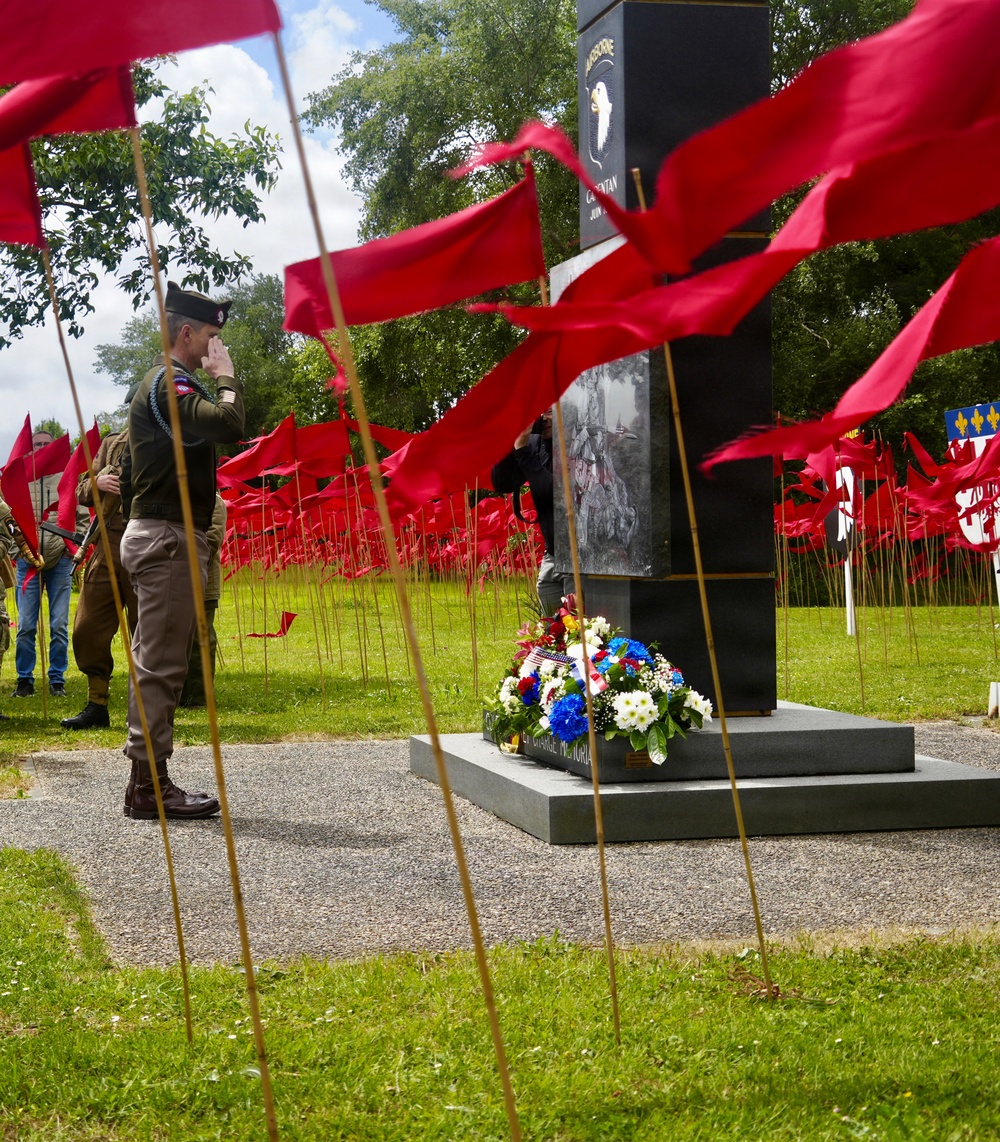 101st Airborne Division Commemorates Historic Bayonet Charge at Cole Monument