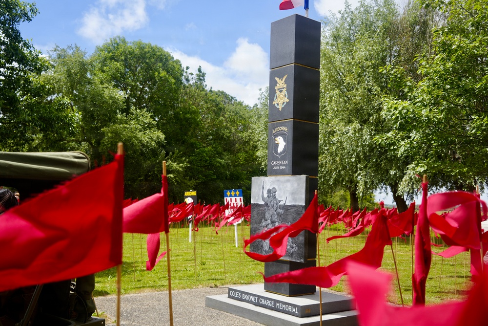 101st Airborne Division Commemorates Historic Bayonet Charge at Cole Monument