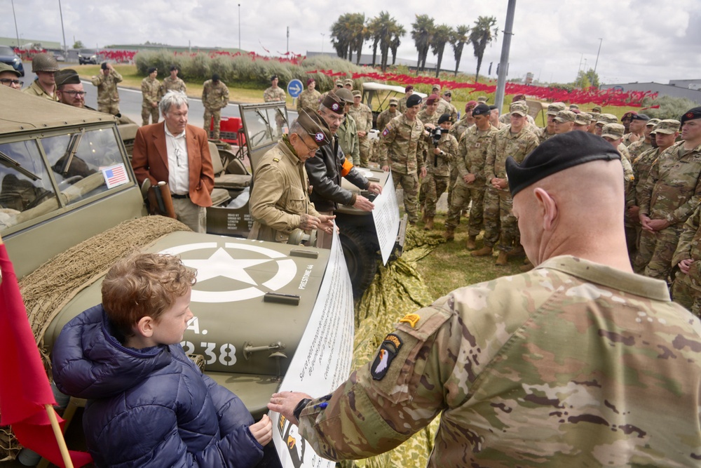 101st Airborne Division Commemorates Historic Bayonet Charge at Cole Monument