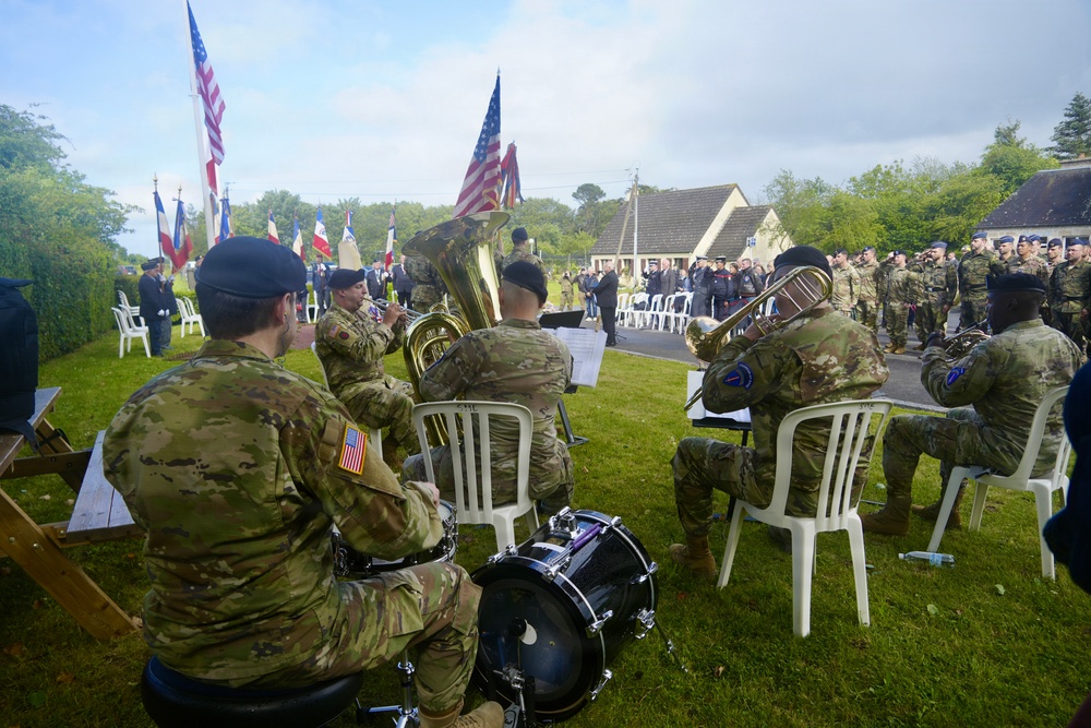 Currahee Legacy Honored at 101st Airborne Division Memorial Ceremony in Sainte-Mère-Église