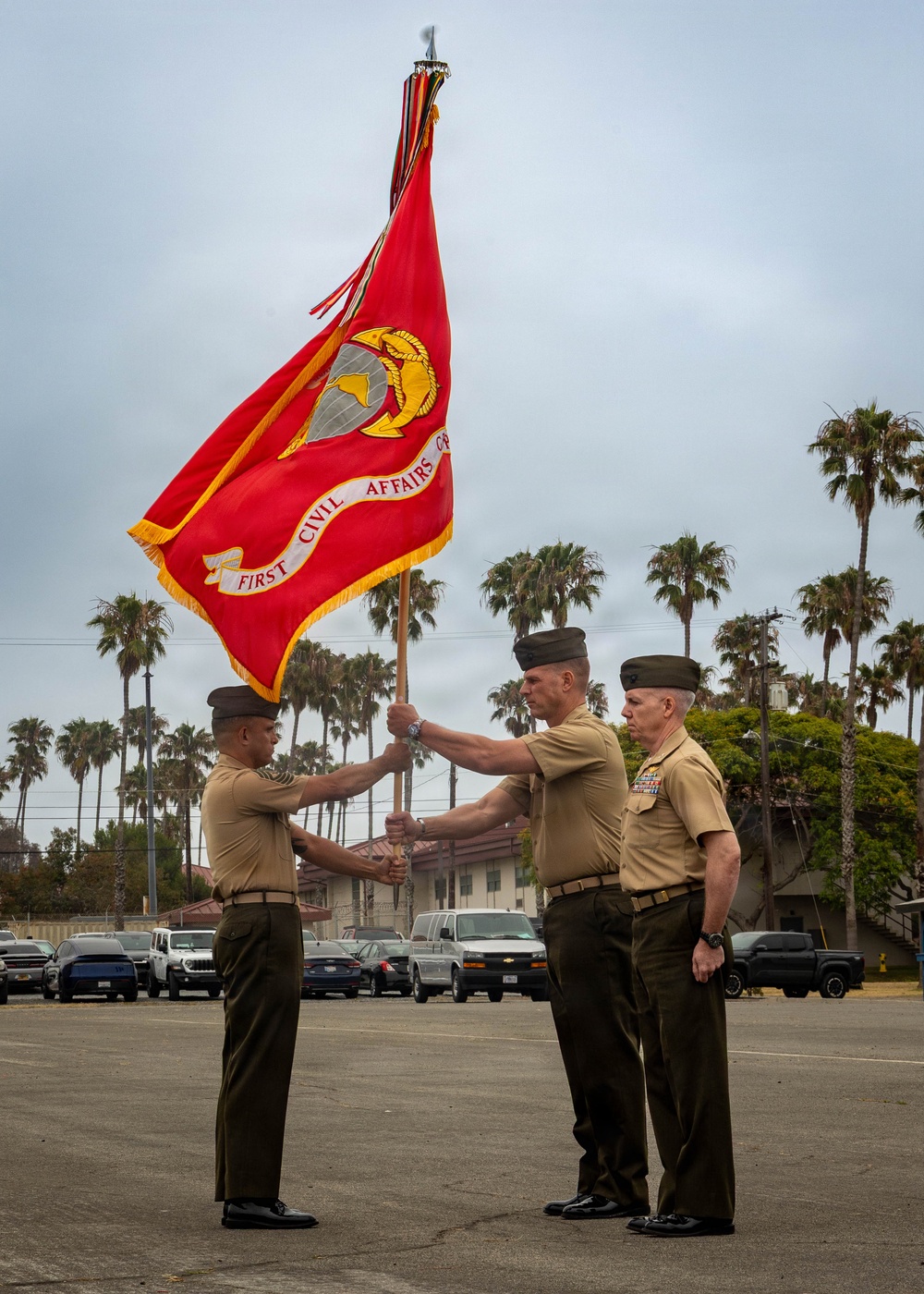 1st Civil Affairs Group Change of Command