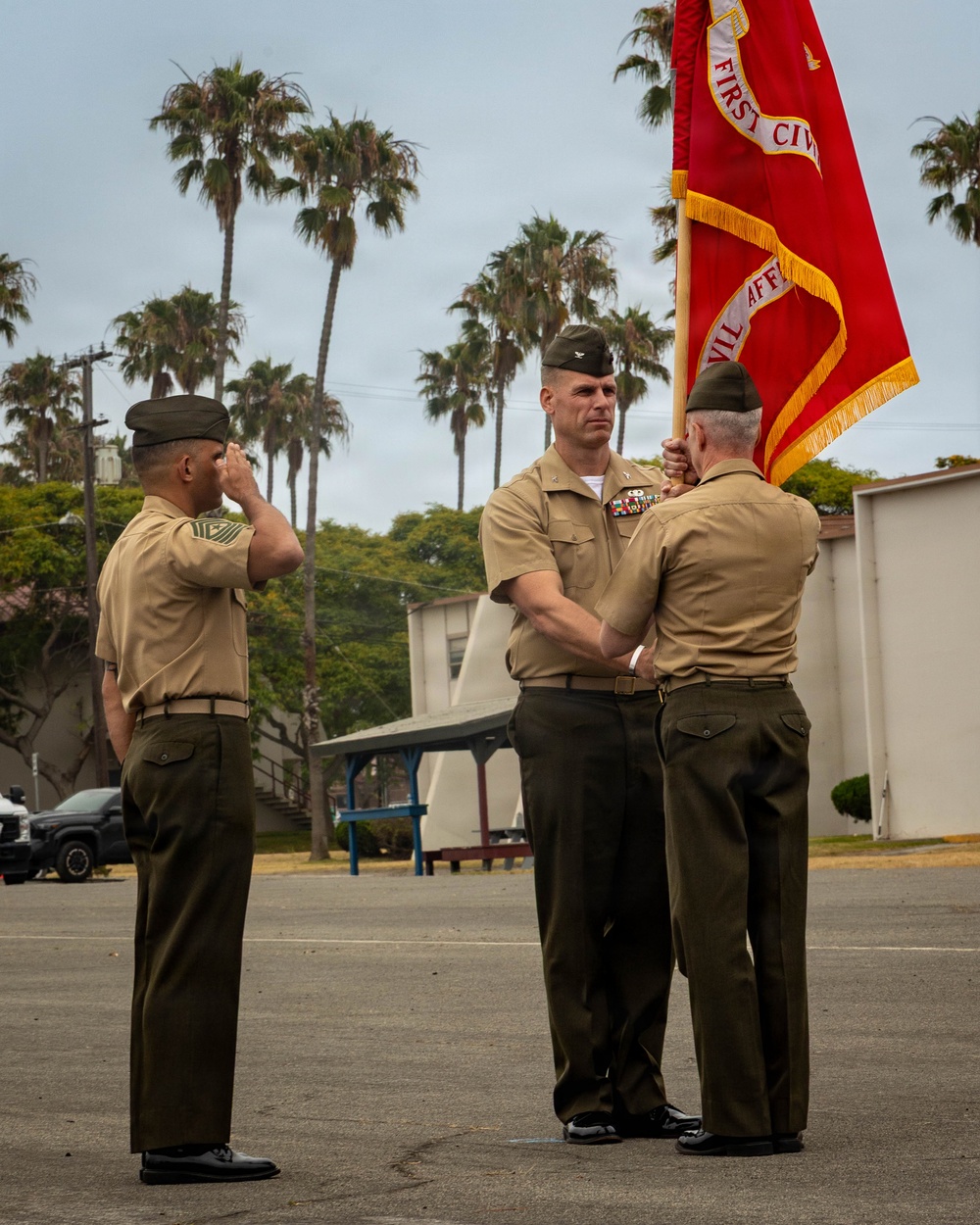 1st Civil Affairs Group Change of Command