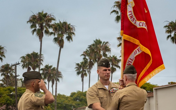 1st Civil Affairs Group Change of Command